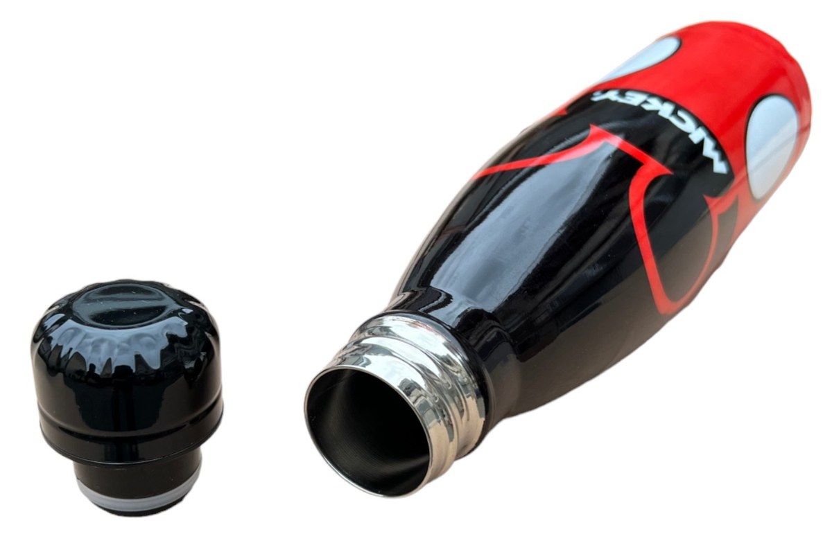 Bottiglia Termica in Acciaio Inossidabile Topolino con Tappo Svitabile 500 Ml - D07877te/n
