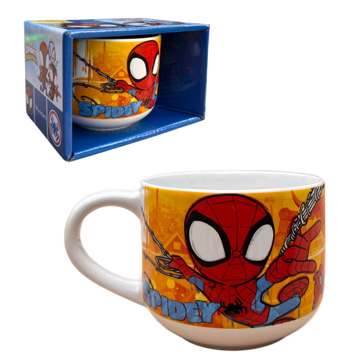 Tazza Larga Jumbo Spidey MARVEL in Ceramica 380 Ml Confezione Regalo -  M06594mc