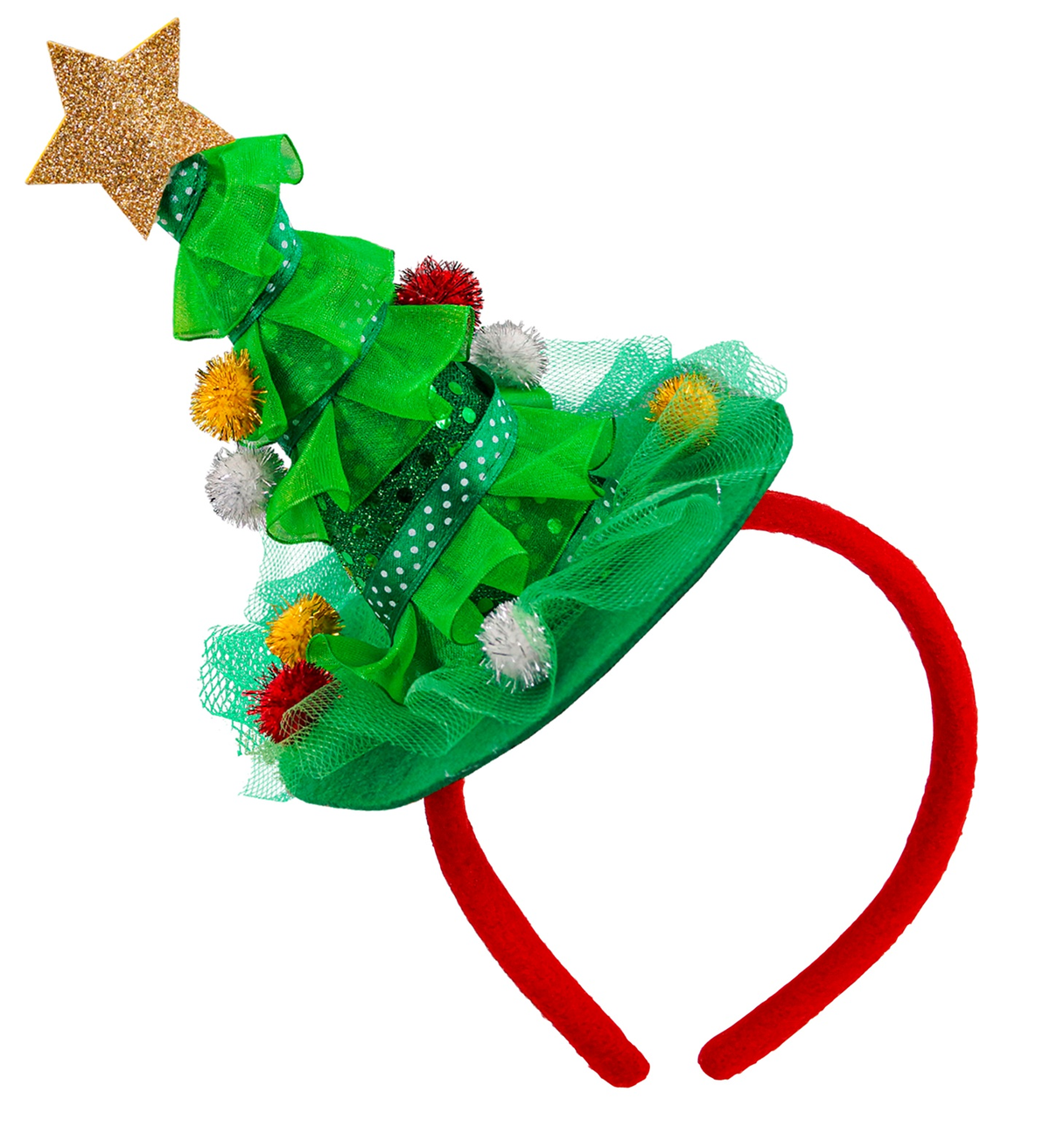 Cerchietto Albero di Natale Accessori per Abito Vestito Travestimento Carnevale