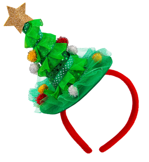 Cerchietto Albero di Natale Accessori per Abito Vestito Travestimento Carnevale