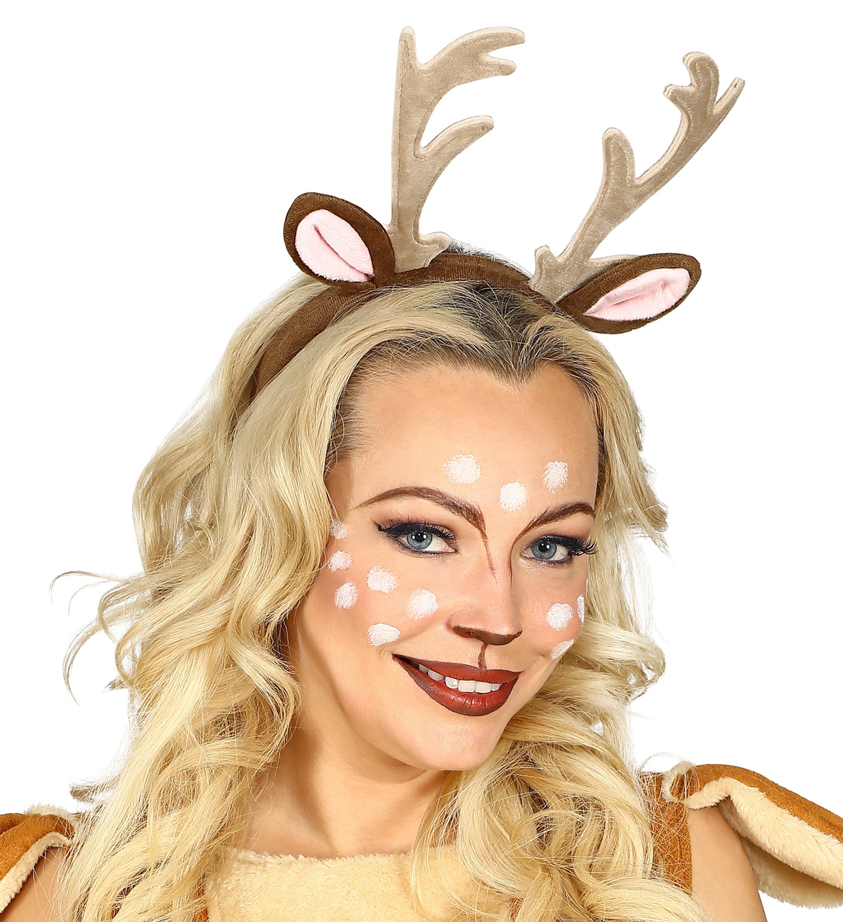 Cerchietto Copricapo Renna Accessori per Abito Vestito Travestimento Natale Carnevale