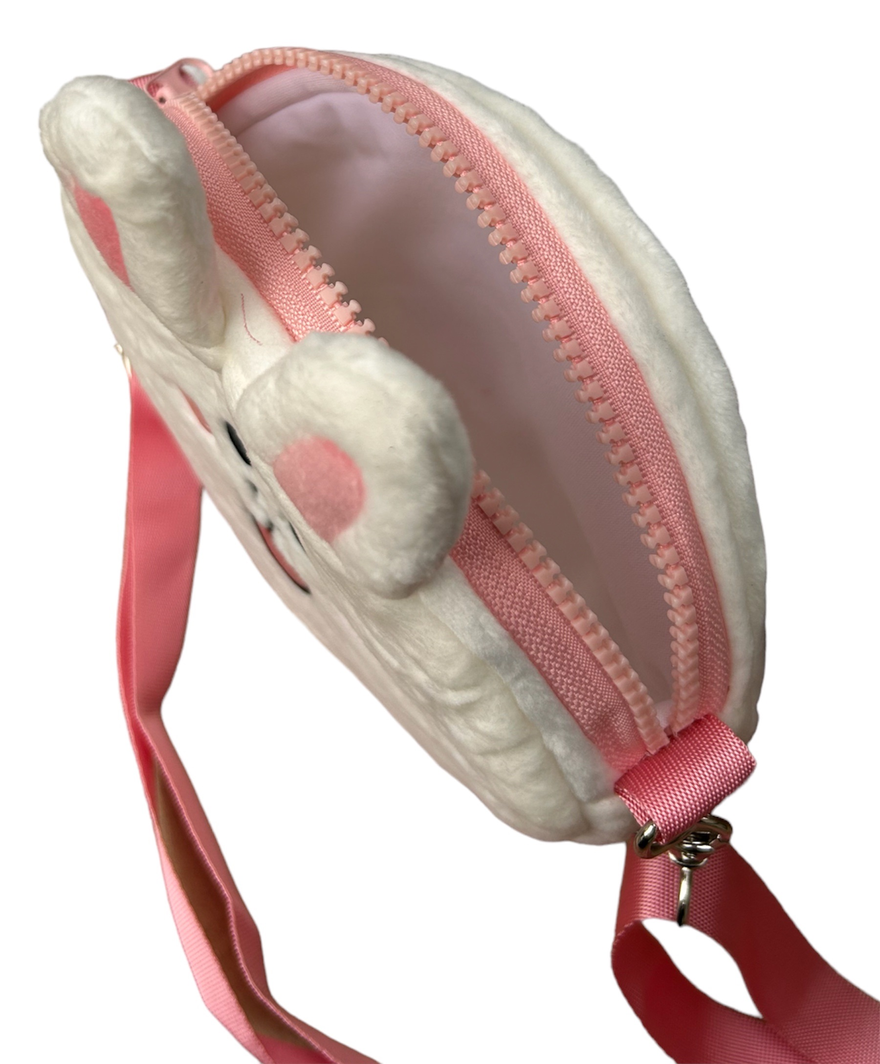 Borsa Passeggio in Peluche Coniglio con Tracolla - Cony