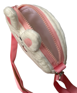 Borsa Passeggio in Peluche Coniglio con Tracolla - Cony