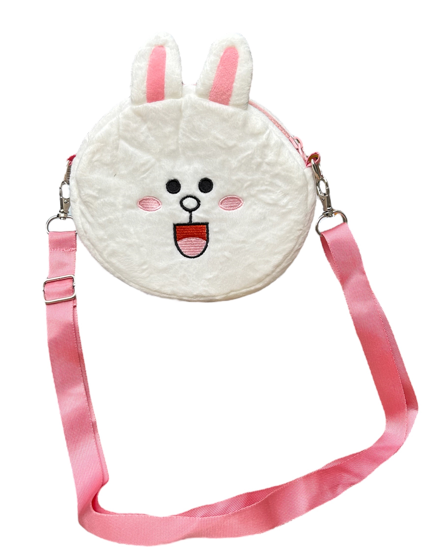 Borsa Passeggio in Peluche Coniglio con Tracolla - Cony