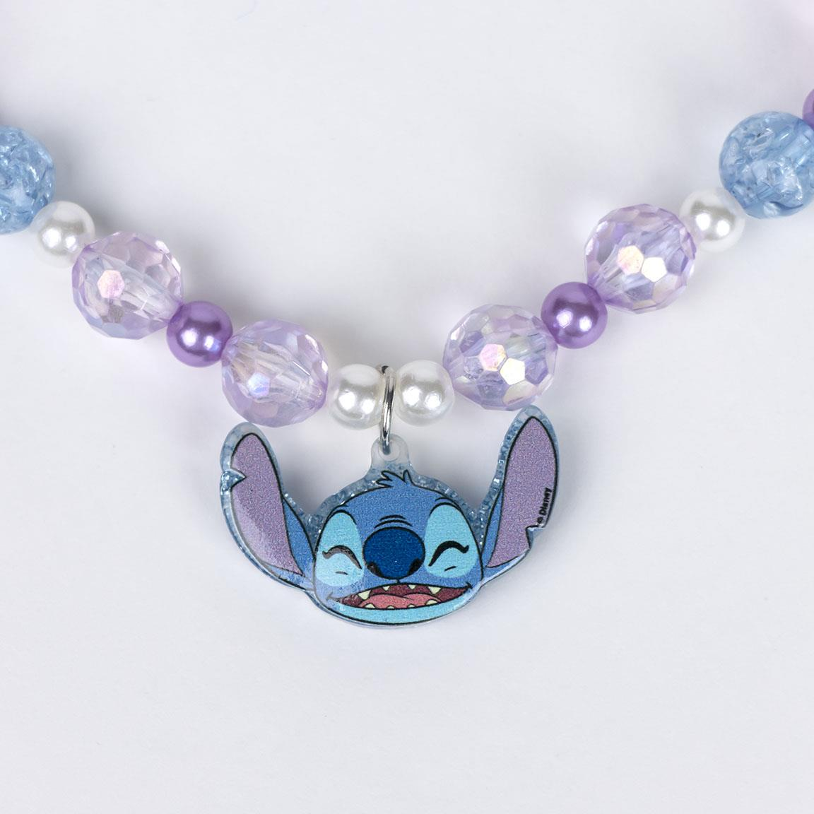 Set Accessori Stitch DISNEY Bracciale Collana Cerchietto con Orecchie - 2566
