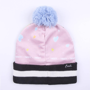 Cappello Invernale con Pon Pon Scaldacollo Guanti Titti Looney Tunes 3 Pz con Confezione Regalo - 9625