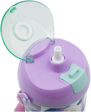 Borraccia Pop-Up Frozen DISNEY Bottiglia in Plastica Riutilizzabile con Tracolla 450 Ml - St74269