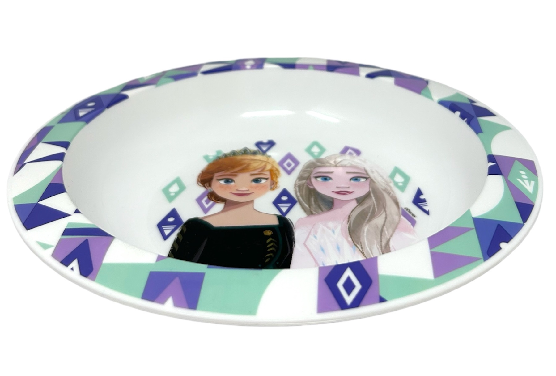 Piatto Fondo Frozen DISNEY Stoviglia 20 CM in Plastica Riutilizzabile Adatto Al Microonde - St74248