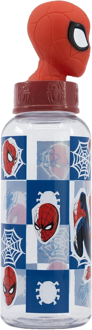 Borraccia con Tappo Svitabile 3d Spiderman MARVEL 560 Ml in Tritan - St74859