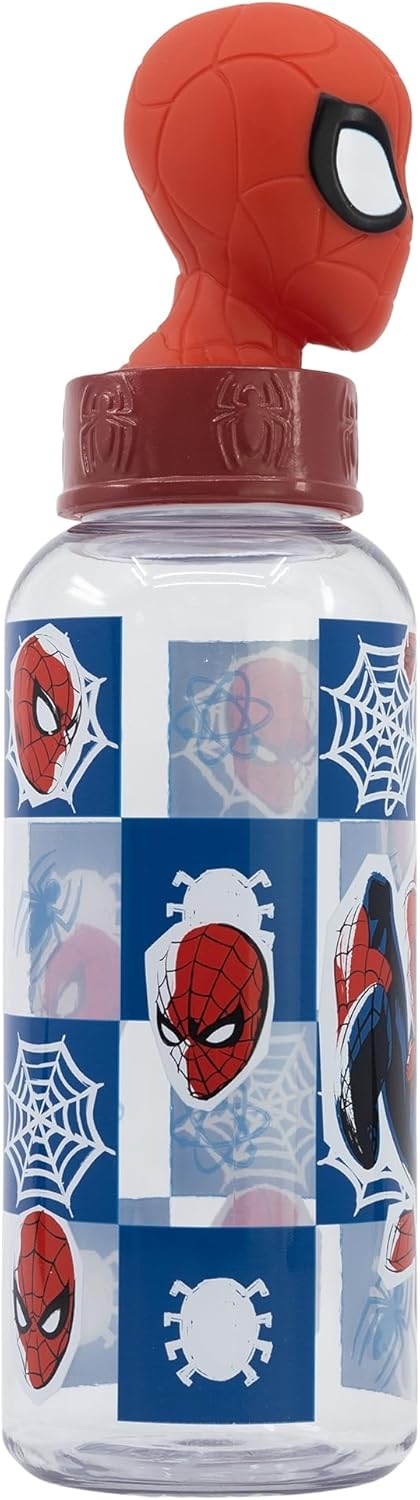Borraccia con Tappo Svitabile 3d Spiderman MARVEL 560 Ml in Tritan - St74859