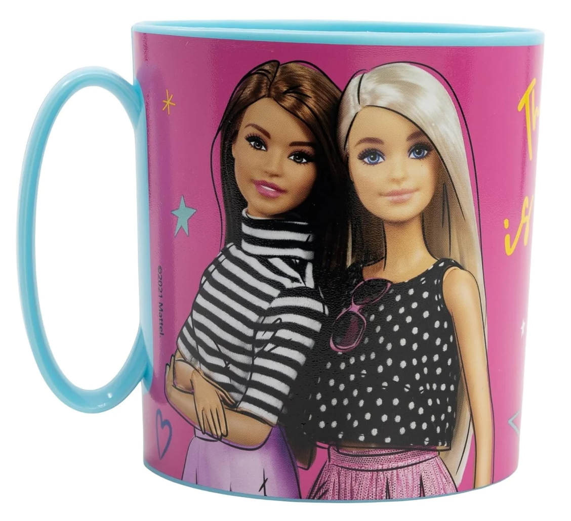 Tazza Barbie Mug in Plastica Riutilizzabile Bpa Free Adatta Al Microonde 350 Ml - St15904