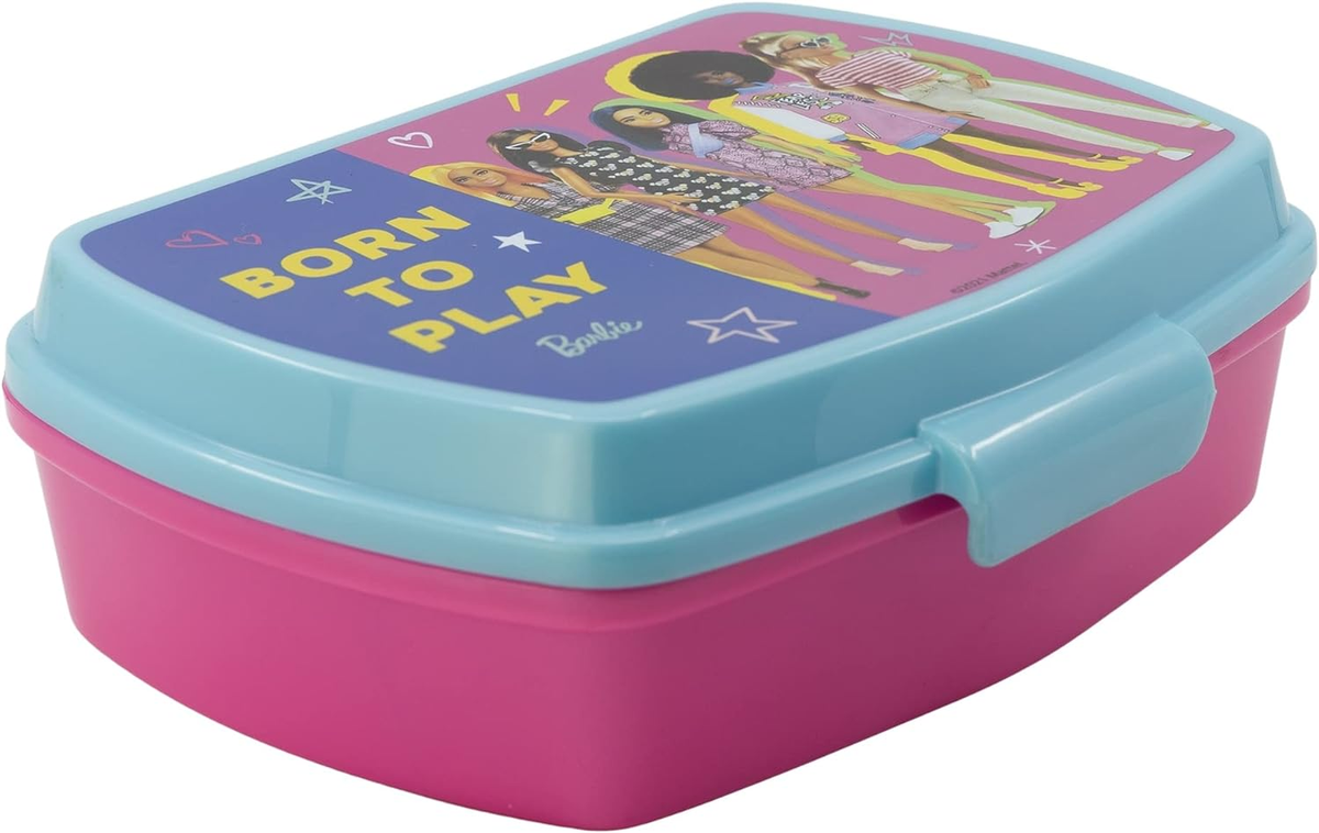 Portamerenda Barbie Porta Pranzo Scuola Tempo Libero CM 17x14x6 - St15974
