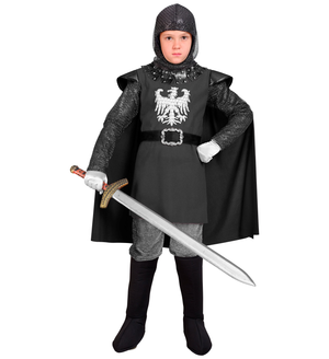Vestito Carnevale Cavaliere Travestimento Bambino Costume Mantello Cintura - 0839