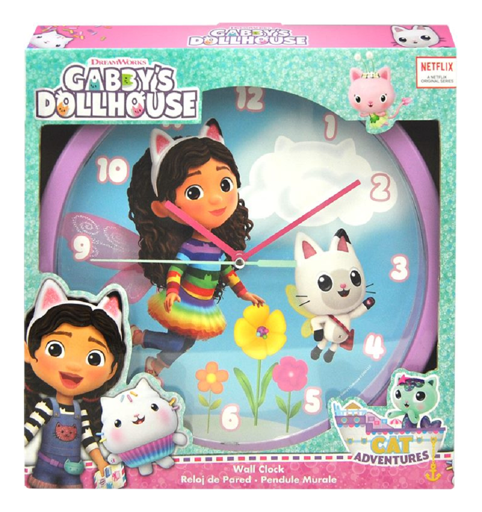 Orologio da Parete Gabby's Dollhouse Pandy Panda Diametro Cm. 25 - Gd00021