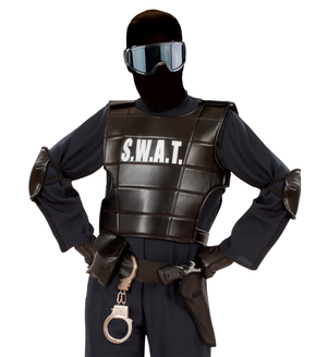Occhiali Tattici Mascherina Militare Accessorio per Travestimenti Costumi Carnevale da Bambino - 02438