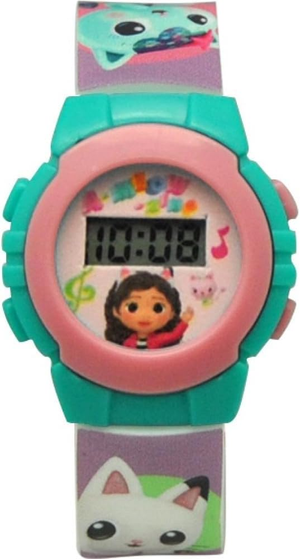 Orologio da Polso Digitale Gabby's Dollhouse  in Confezione Sagomata - Gd00020