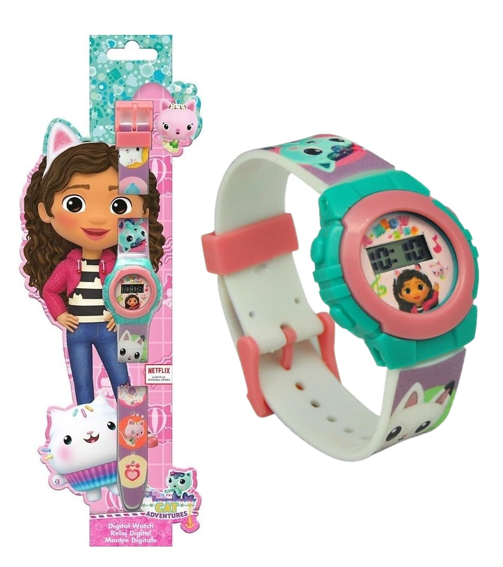 Orologio da Polso Digitale Gabby's Dollhouse  in Confezione Sagomata - Gd00020