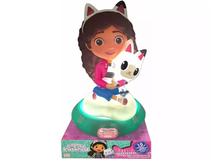 Lampada 3d Gabby's Dollhouse Comodino Luce LED a Batterie - Gd00024