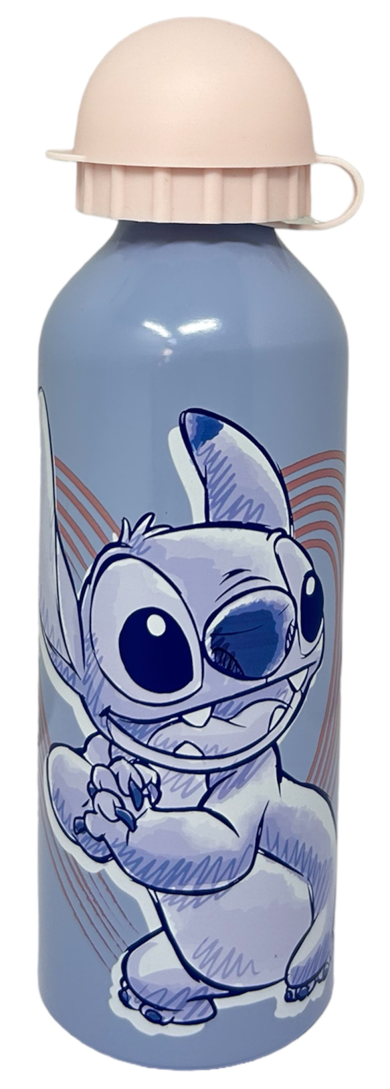 Borraccia in Alluminio Stitch DISNEY con Beccuccio e Coperchio 500 Ml - St00017/r