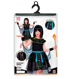 Vestito Carnevale Regina Egiziana Costume Travenstimento Bambina - 0838
