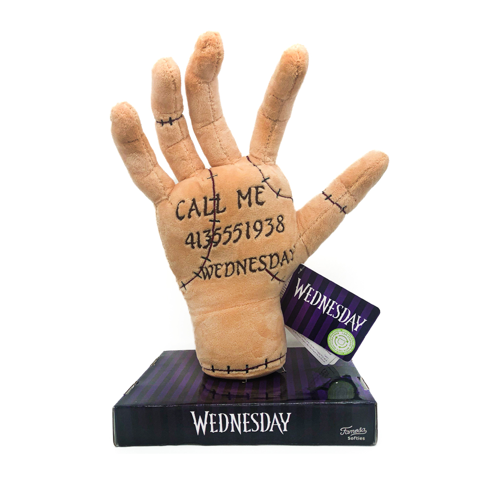 Peluche Wednesday Mano Call Me Mercoledi' Addams Netflix 25 Cm. - 760022935/3