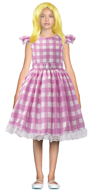 Vestito Carnevale Fashion Girl Travestimento Abito Barbie Bambina - 28100