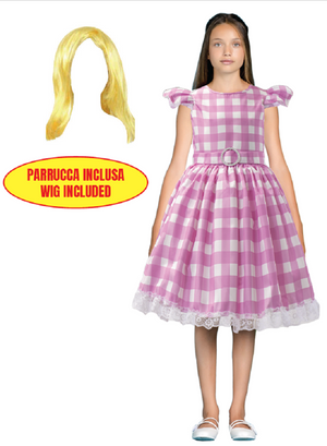 Vestito Carnevale Fashion Girl Travestimento Abito Barbie Bambina - 28100