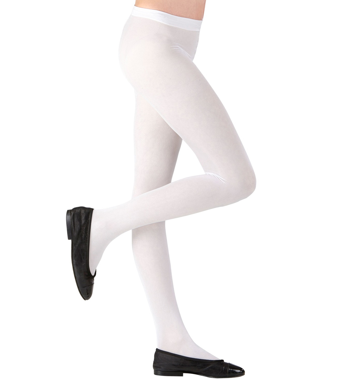 Calze Collant Bianchi 40 Denari Accessori Abito Travestimento Vestito Carnevale - 20512