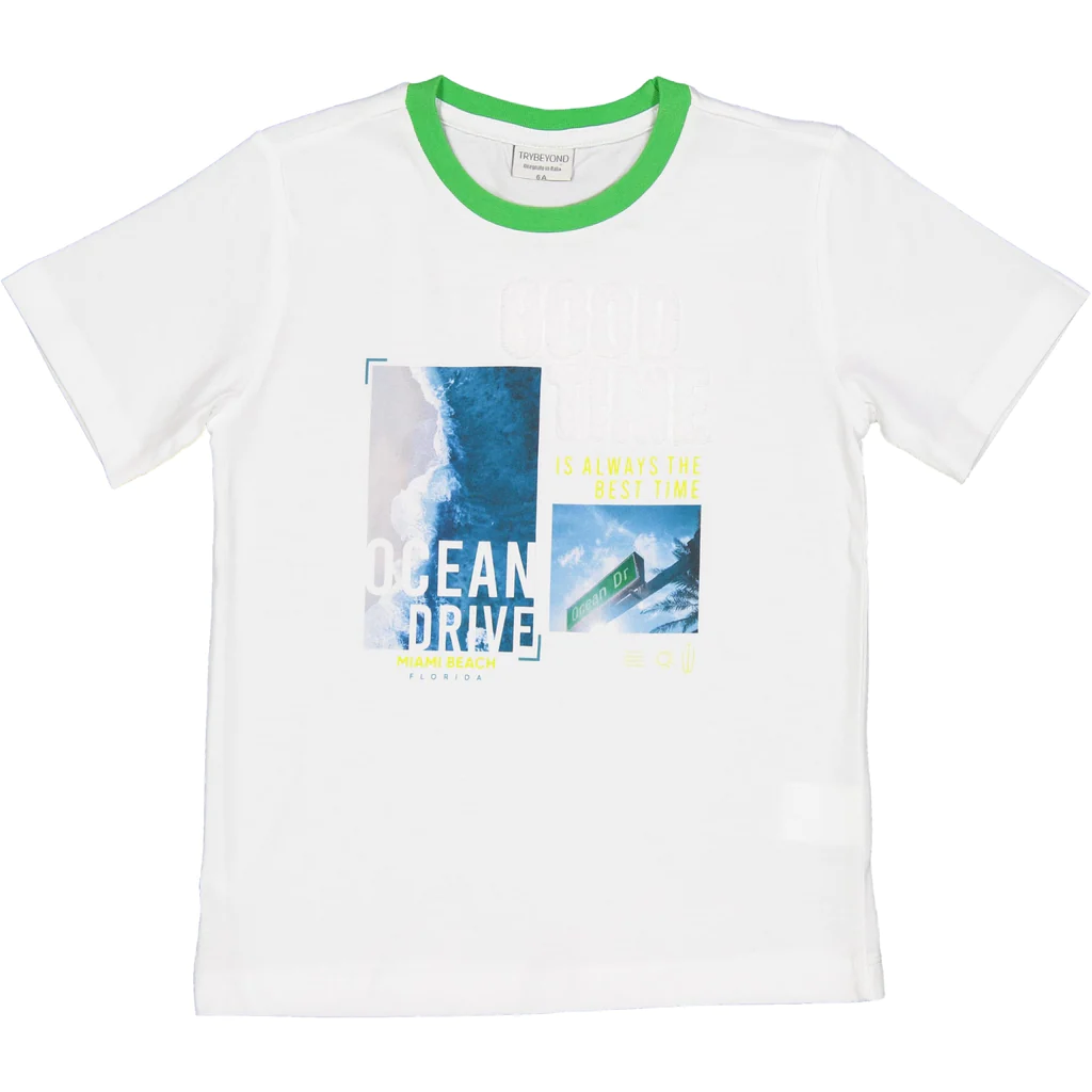 T-Shirt con Stampa Maglietta Bambino Birba 100% Co - 84455.00/p