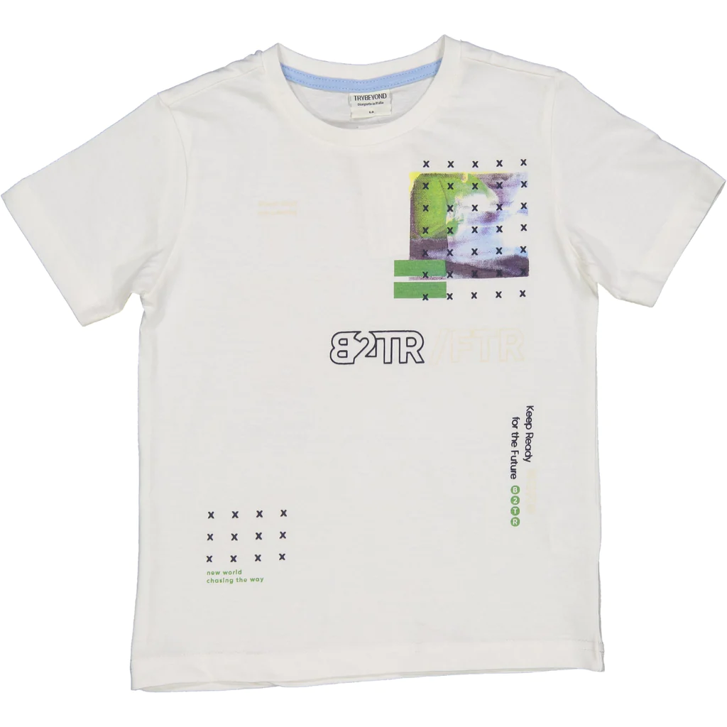 T-Shirt con Stampa Maglietta Bambino Birba 100% Co - 84480.00/p