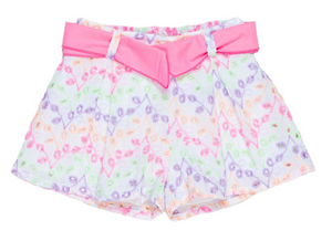 Short Bambina Pantaloncini in Tessuto Ricamato Meilisa Bai - Fl5739