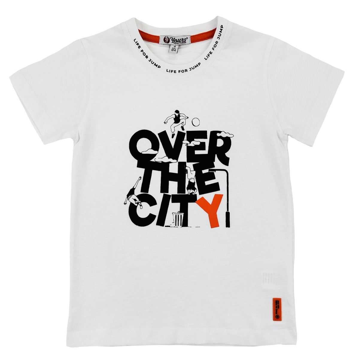 T-Shirt con Stampa Yours Manica Corta Bambino 3/7 Anni - By477