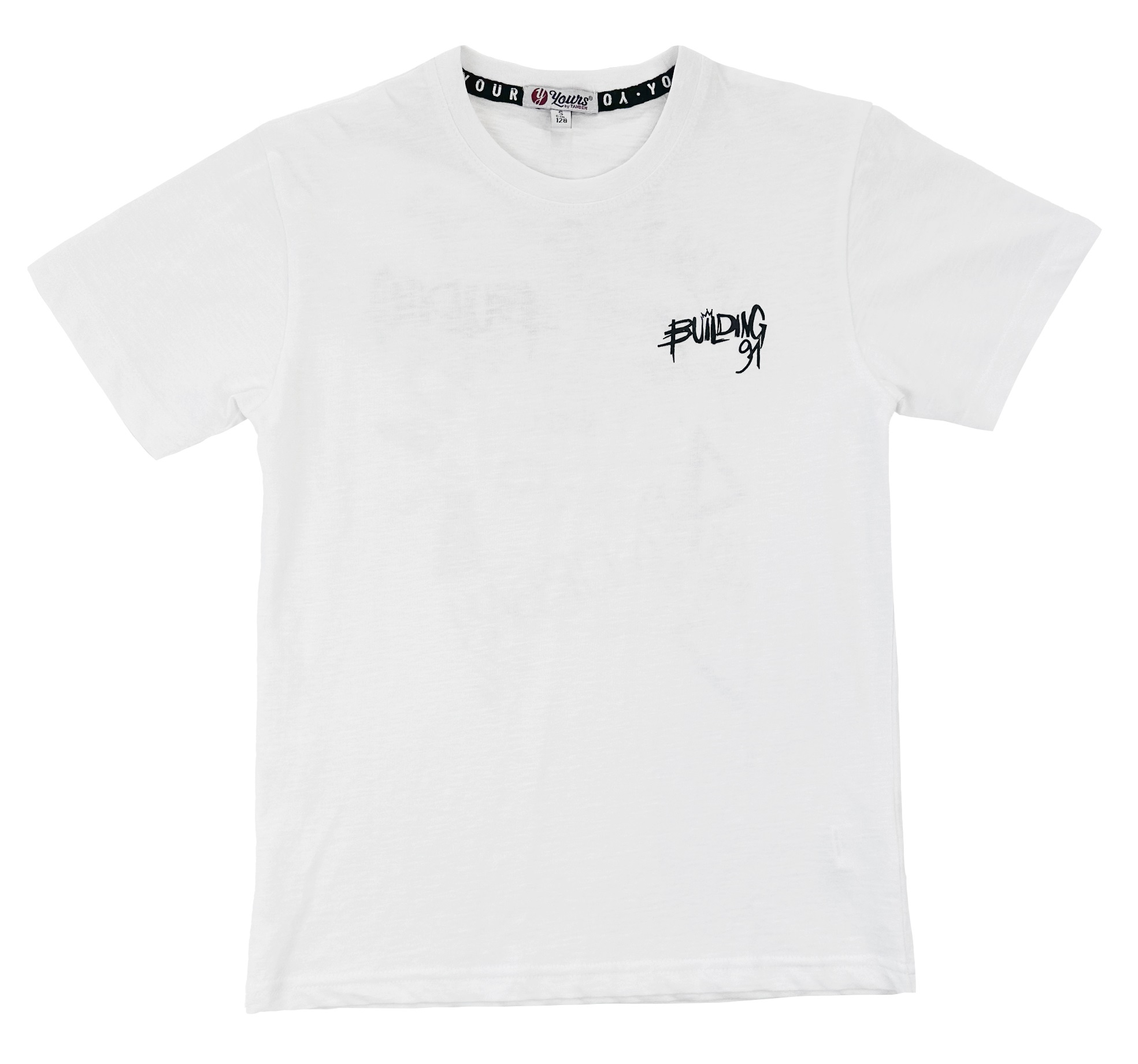 T-Shirt con Stampa Yours Manica Corta Ragazzo 8/16 Anni - By678