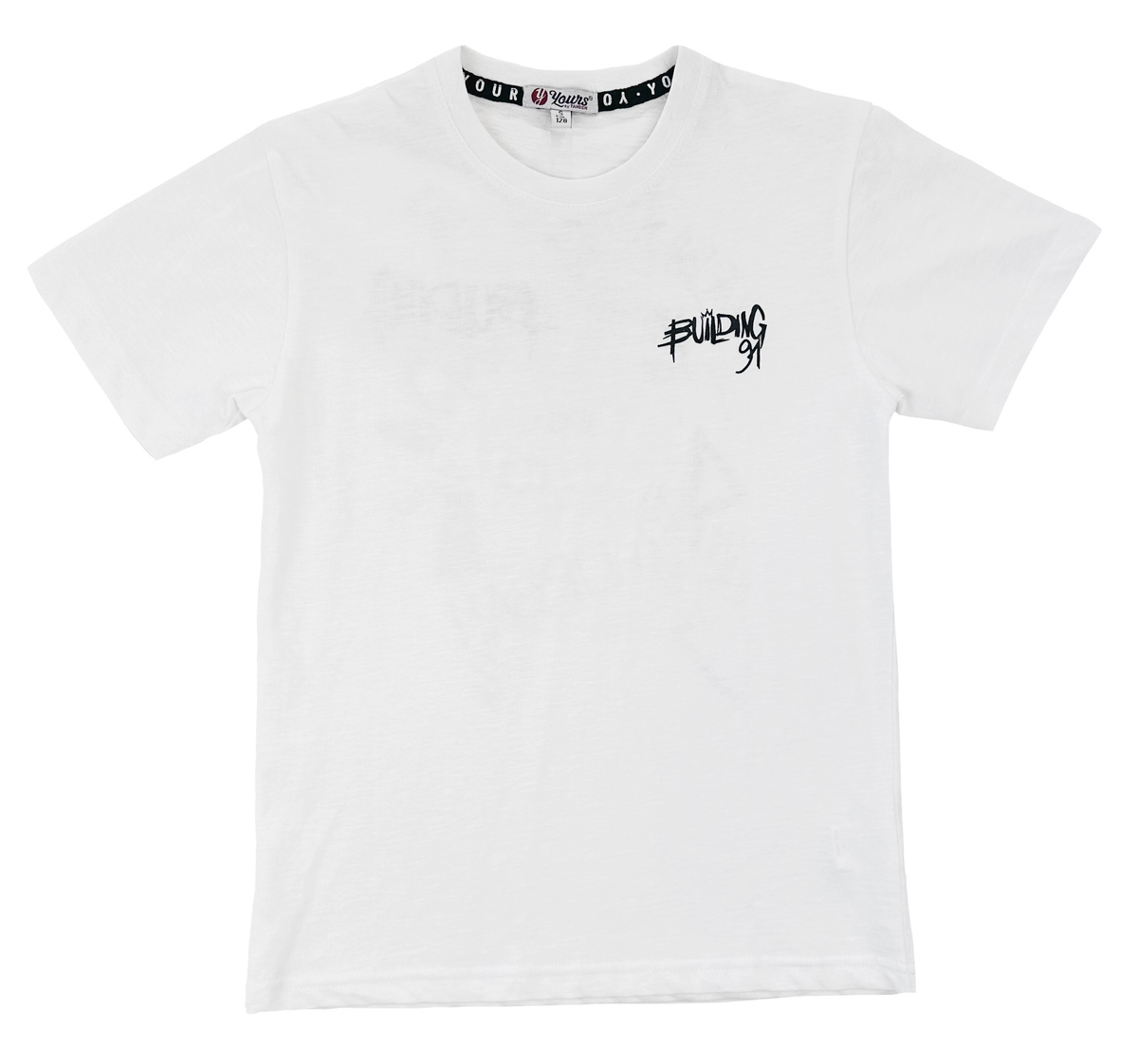 T-Shirt con Stampa Yours Manica Corta Ragazzo 8/16 Anni - By678
