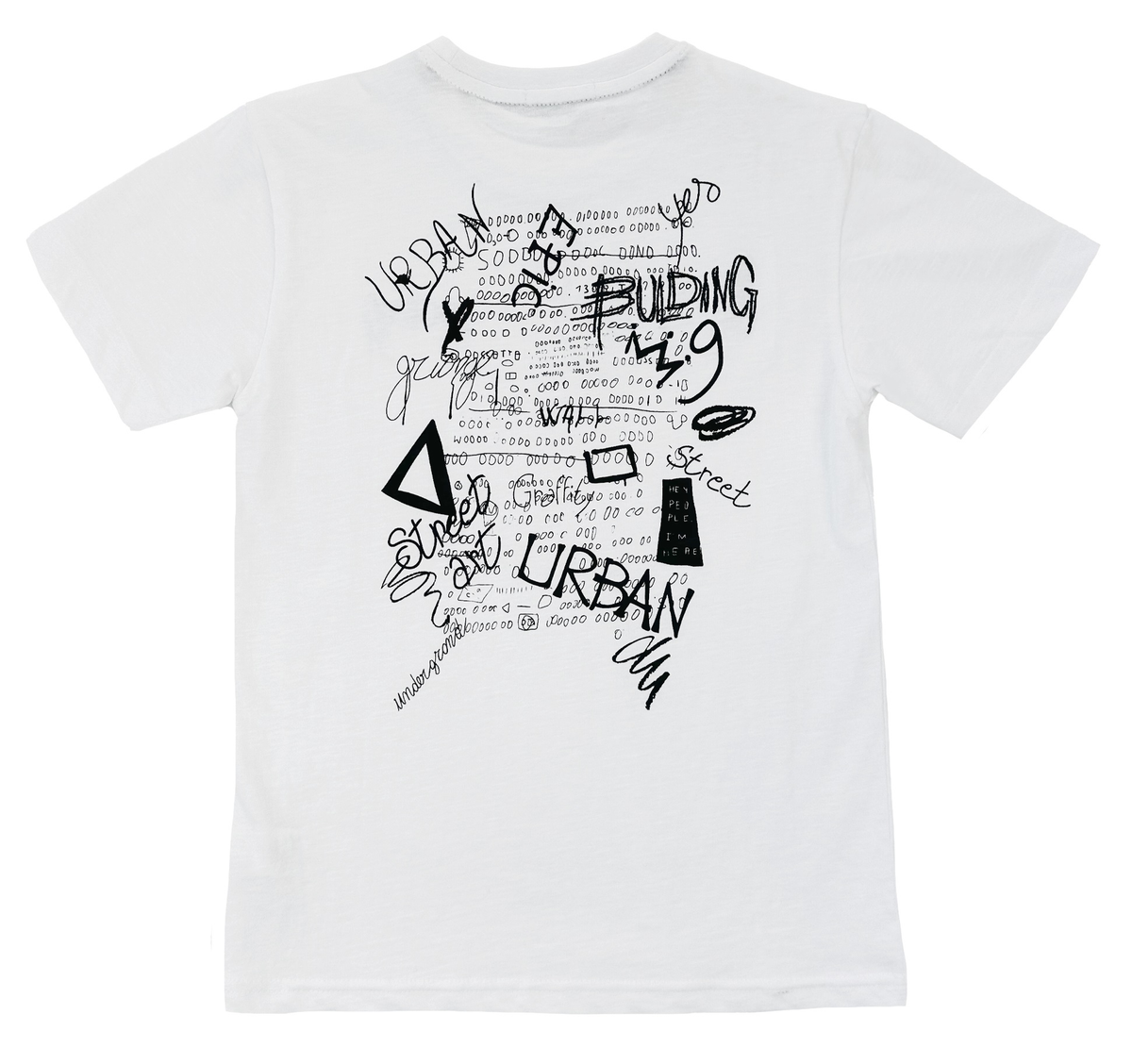 T-Shirt con Stampa Yours Manica Corta Ragazzo 8/16 Anni - By678
