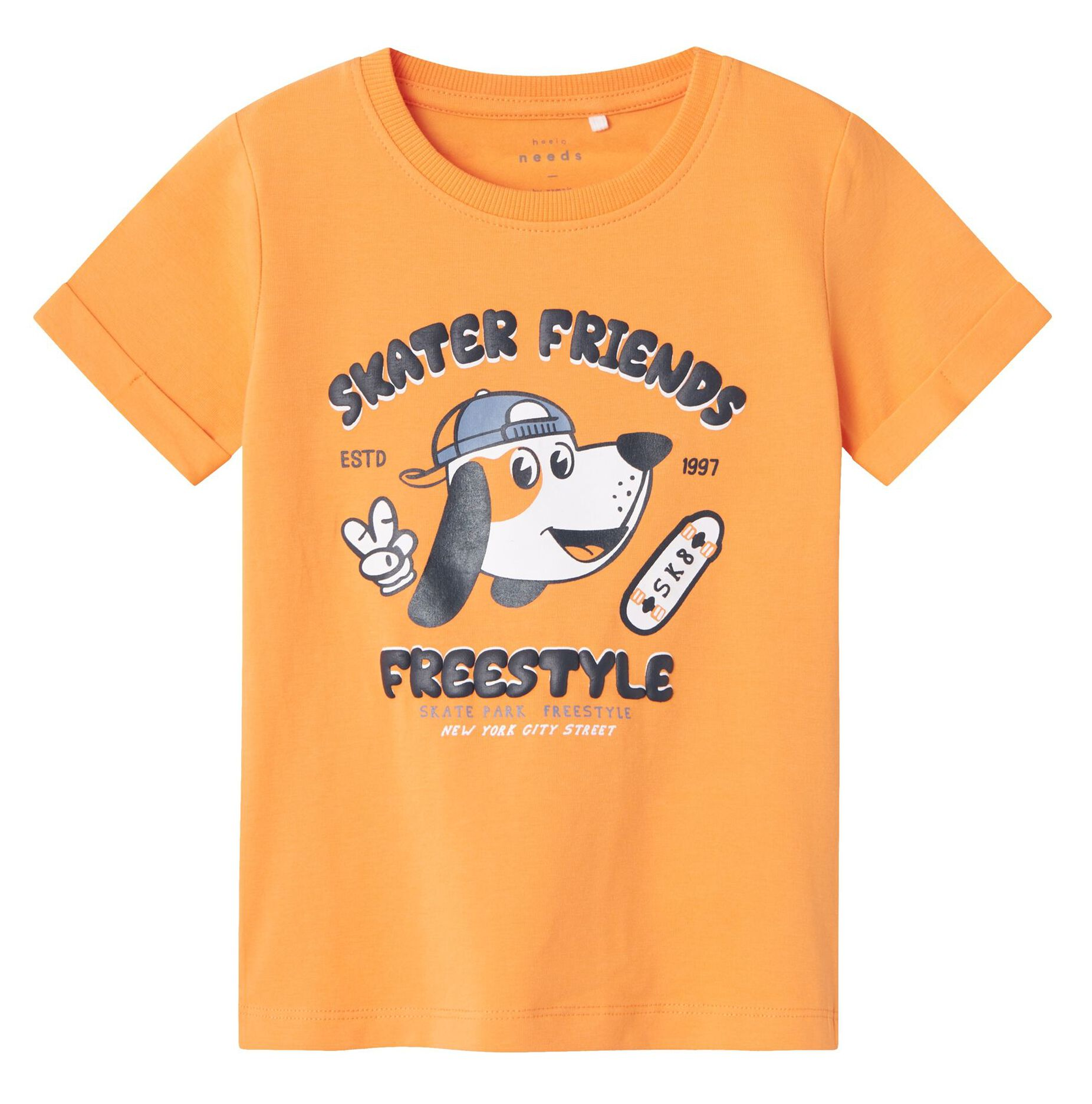 T-Shirt M.c. con Stampa Maglietta Bambino - 13227488arancio