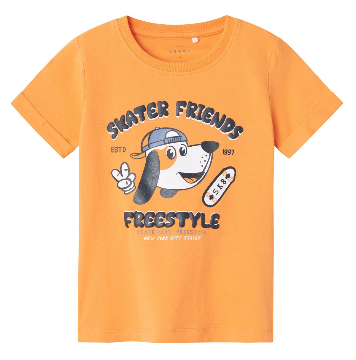 T-Shirt M.c. con Stampa Maglietta Bambino - 13227488arancio