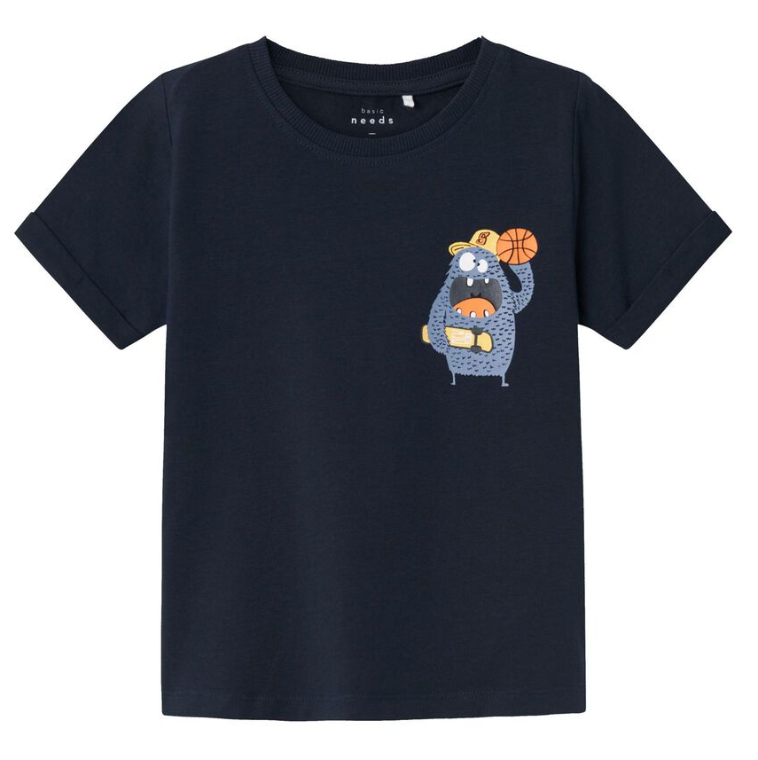 T-Shirt M.c. con Stampa Maglietta Bambino - 13227488blu