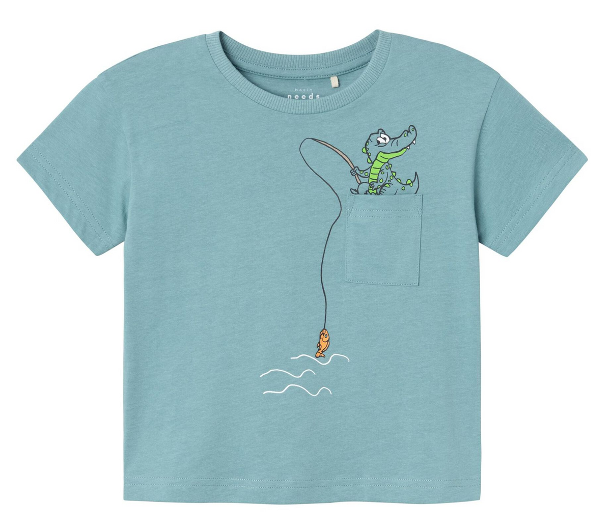 T-Shirt M.c. con Stampa Maglietta Bambino - 13228217verdeacqua