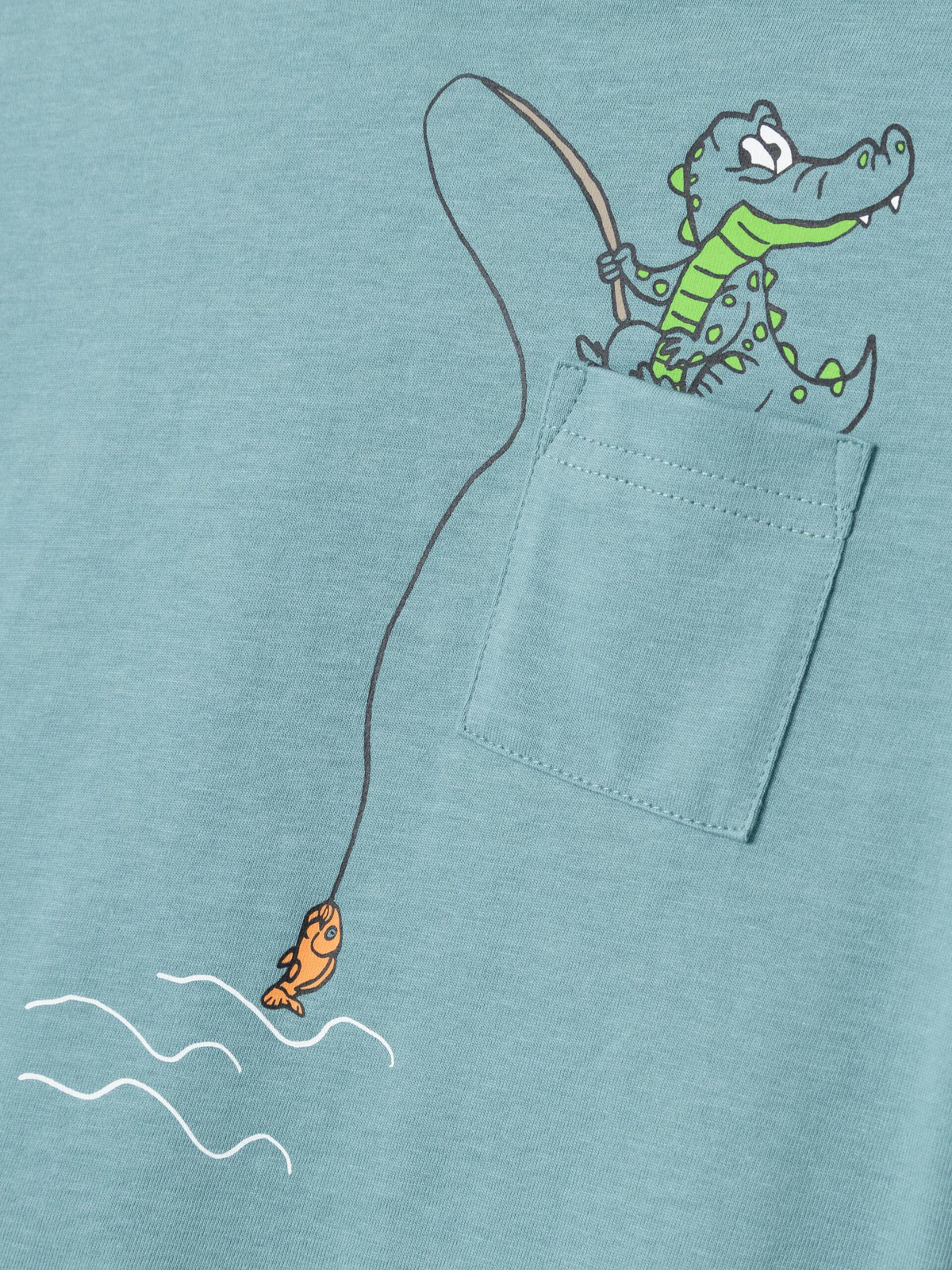 T-Shirt M.c. con Stampa Maglietta Bambino - 13228217verdeacqua