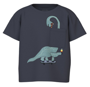 T-Shirt M.c. con Stampa Maglietta Bambino - 13228217blu