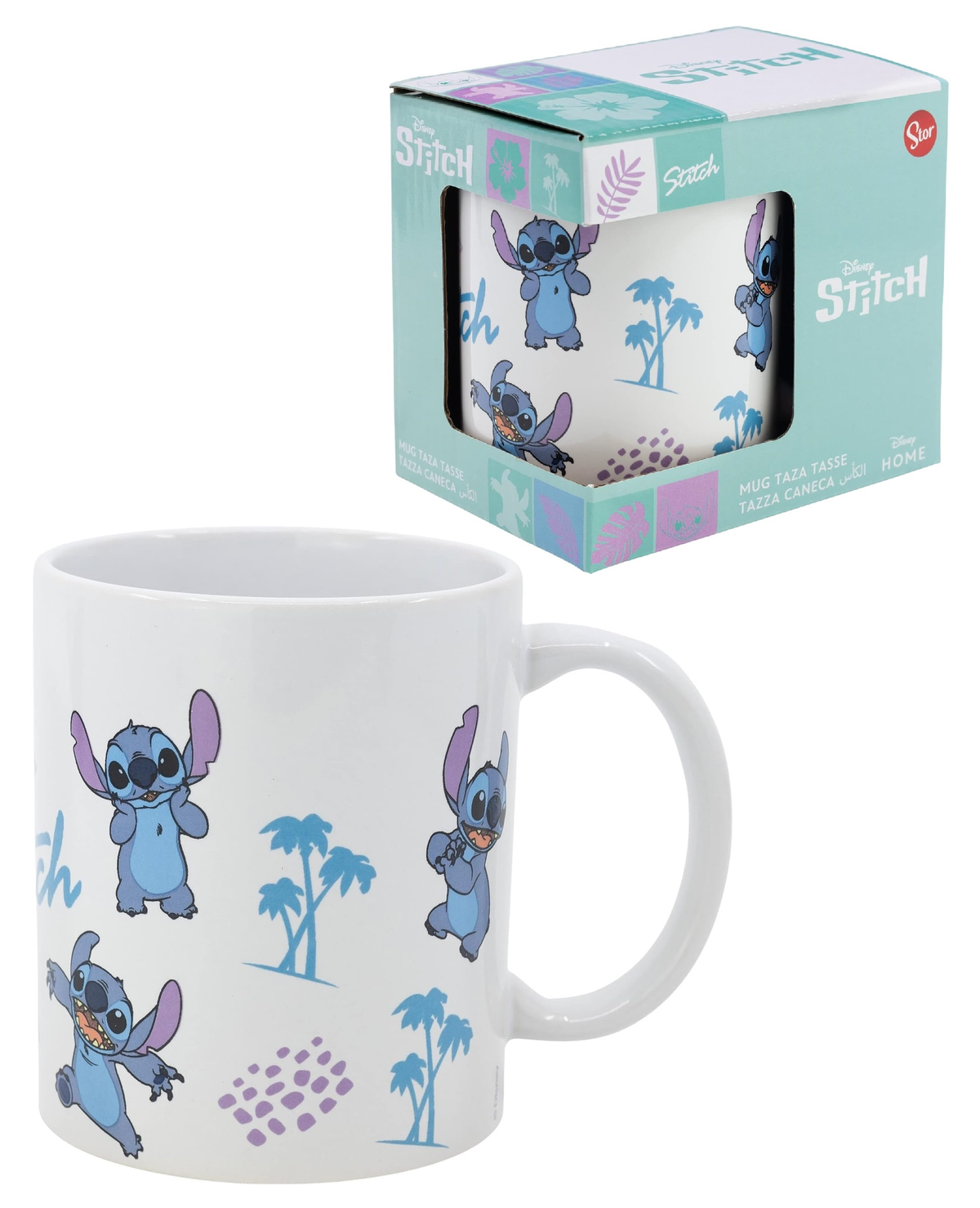 Tazza Mug in Ceramica Stitch DISNEY 320 Ml in Confezione - 88136