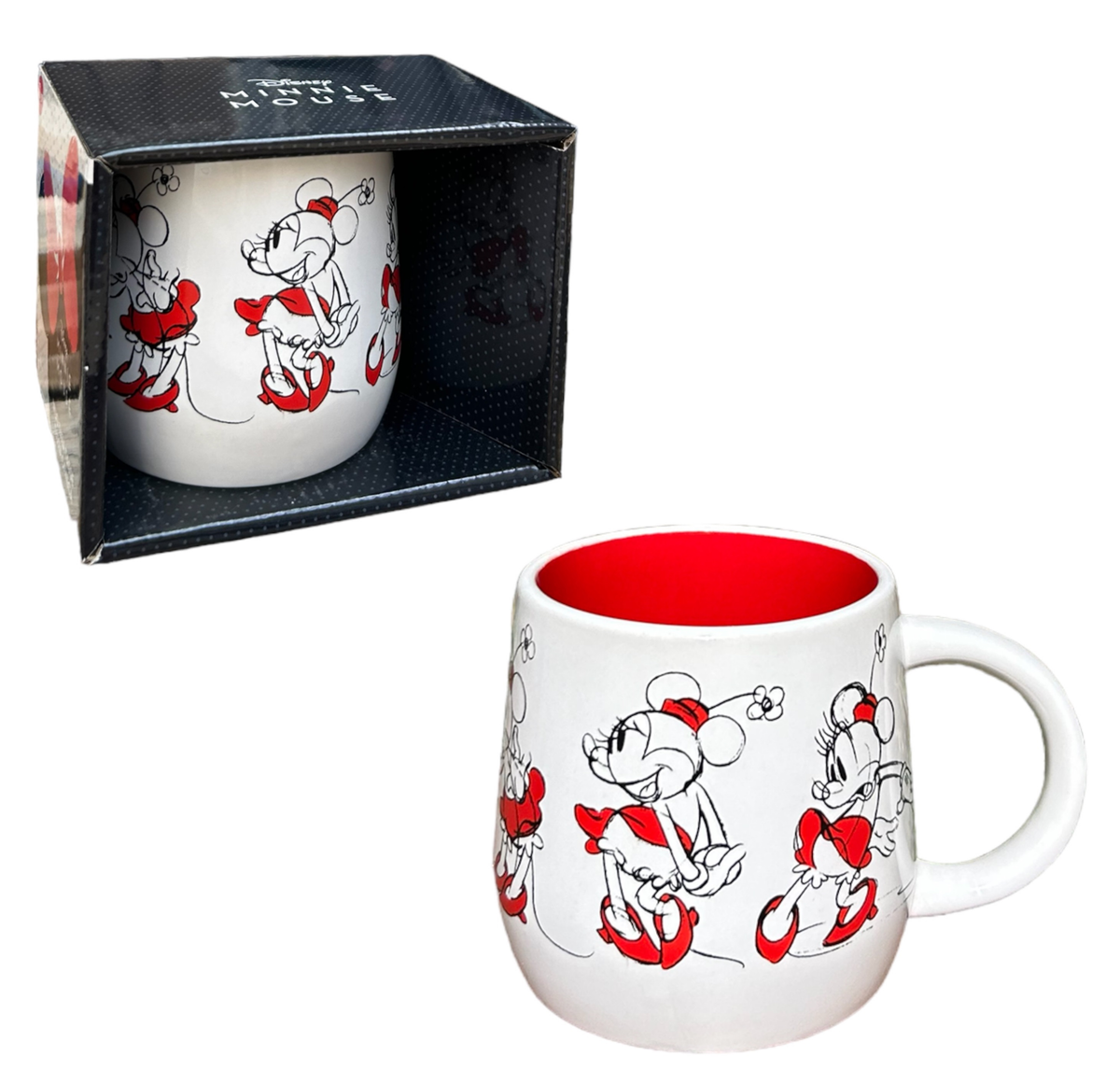 Tazza Mug in Ceramica Minnie DISNEY 360 Ml in Confezione - 00259
