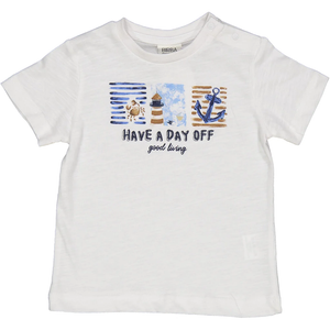 T-Shirt con Stampa Summer Maglietta Bambino Birba 100% Co - 84054.00/g