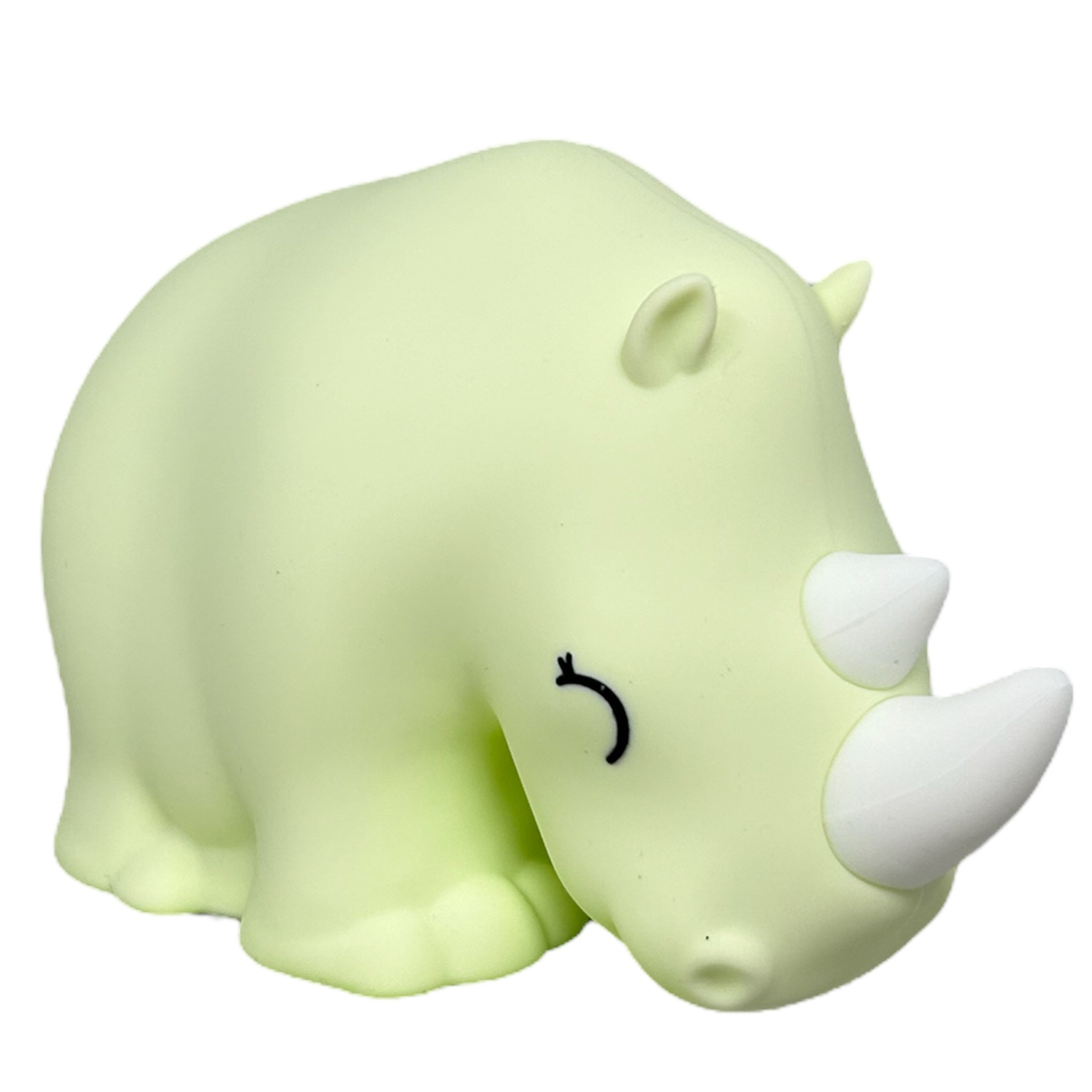Lampada in Silicone 3d Rinoceronte Comodino Luce LED Colorate Batterie Ricaricabili - D437-21