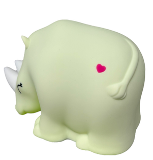 Lampada in Silicone 3d Rinoceronte Comodino Luce LED Colorate Batterie Ricaricabili - D437-21