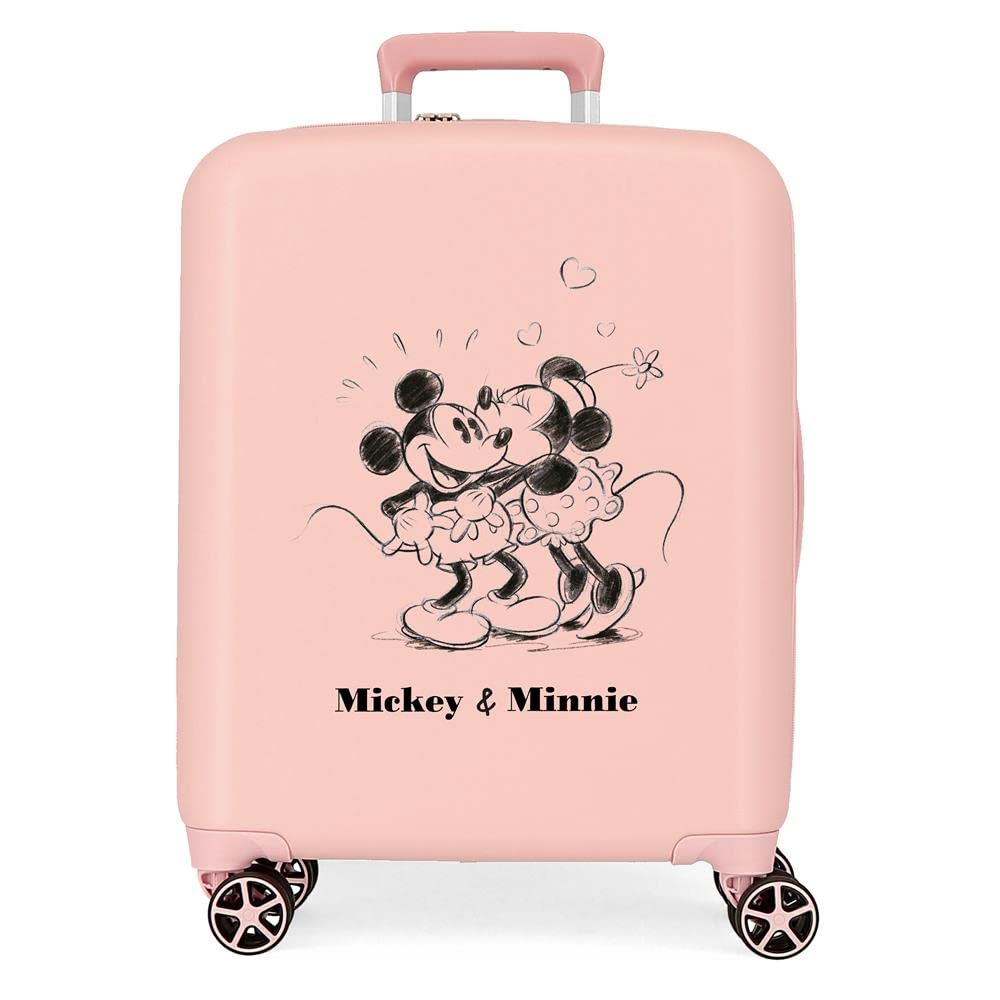 Trolley da Viaggio Minnie e Topolino Baci DISNEY 55 CM Valigia in ABS - 3739328