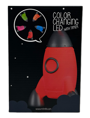 Lampada 3d Razzo Comodino Luce LED Colorate a Batterie - D330-05