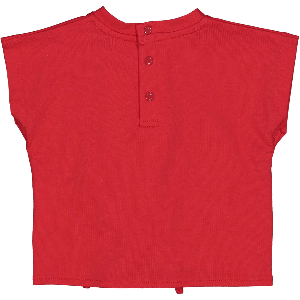 T-Shirt con Frutta Ricamata Maglietta Bambina Birba 97% Co 3% Ea - 84031.00