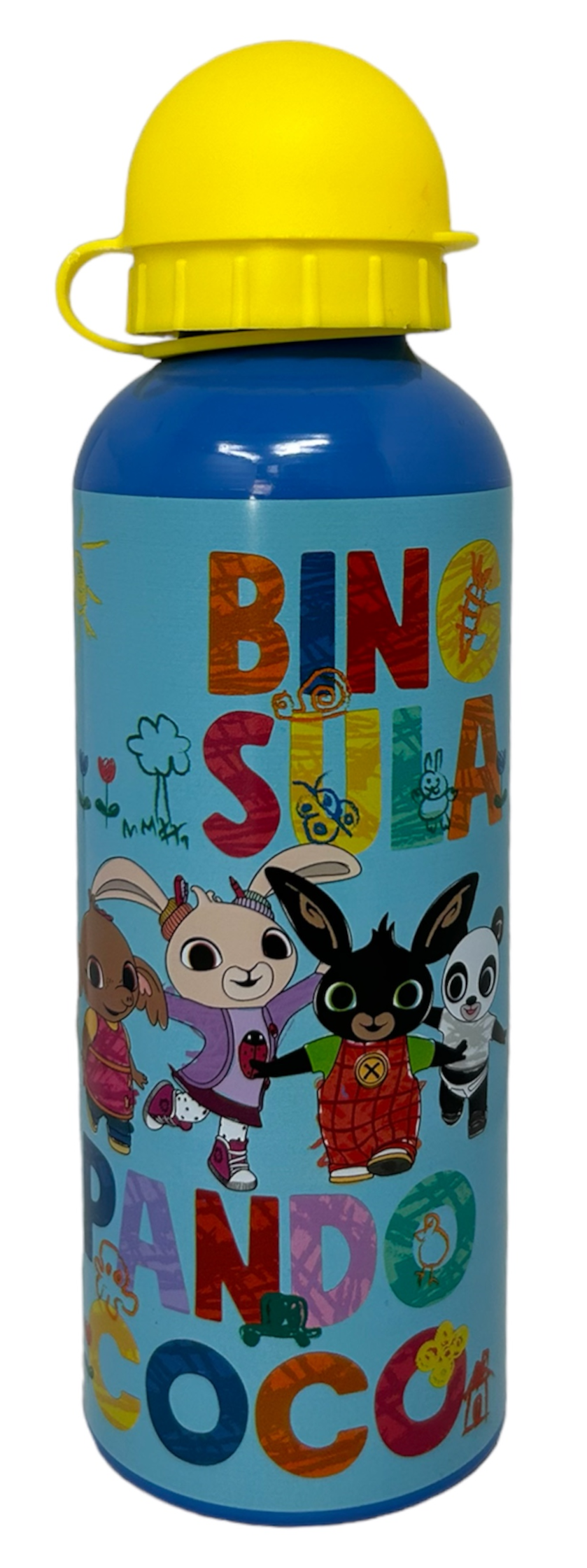 Borraccia in Alluminio Bing Sula Pando Coco Beccuccio e Coperchio 500 Ml - Q06389mc/g